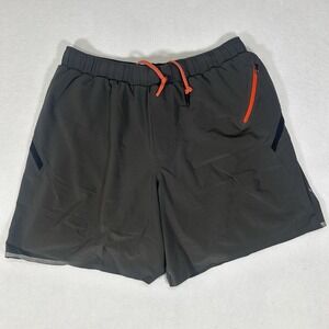 Lululemon Channel Cross Swim Shorts Mens Size 30 Black Liner Performance Stretch